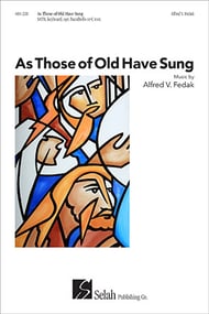 As Those of Old SATB choral sheet music cover Thumbnail